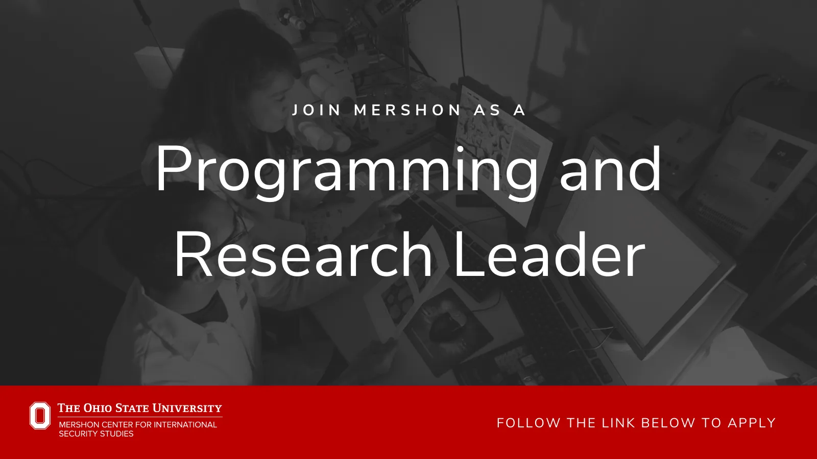 Programming and Research Leader Call 