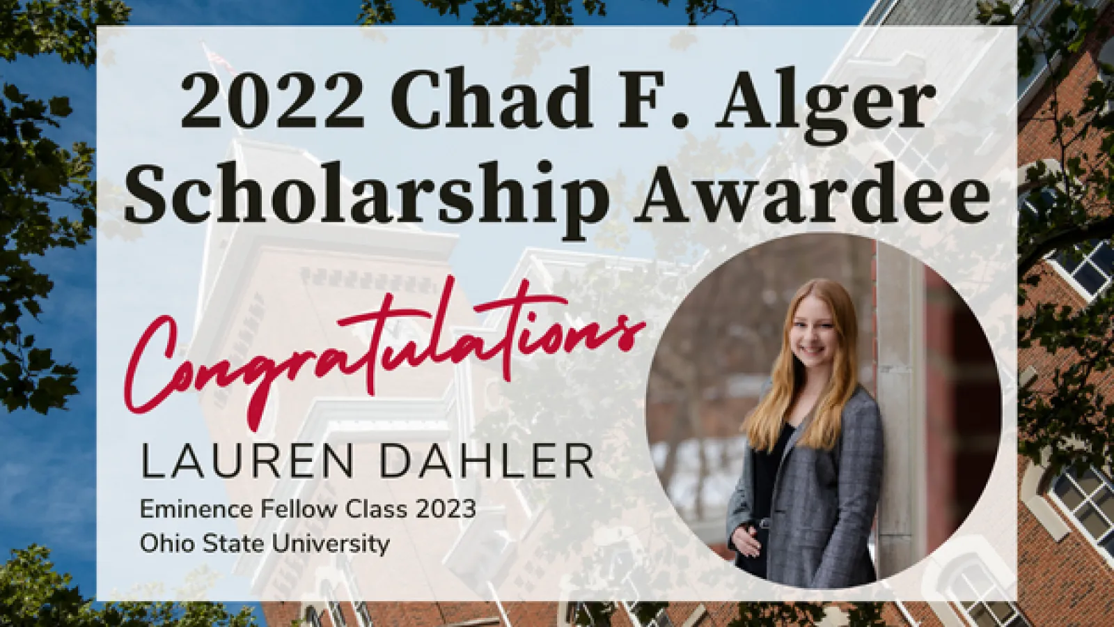 Alger scholarship