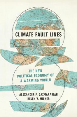 Climate Fault Liness book cover with a deconstructed map of the world