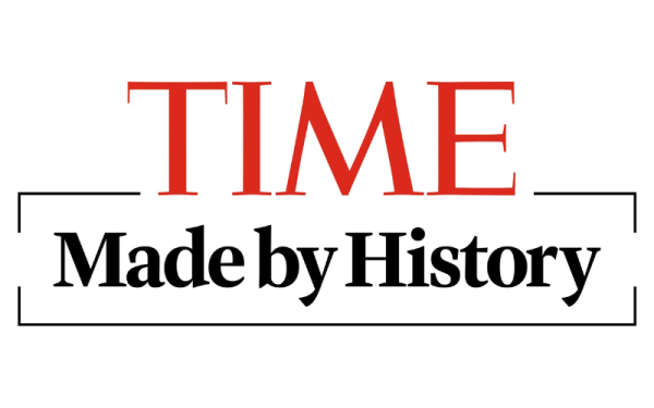 Logo of Time magazine Made by History 