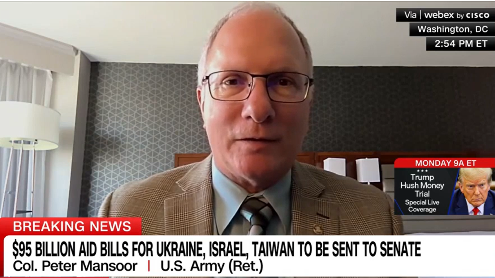 screenshot of Col. Peter Mansoor on CNN