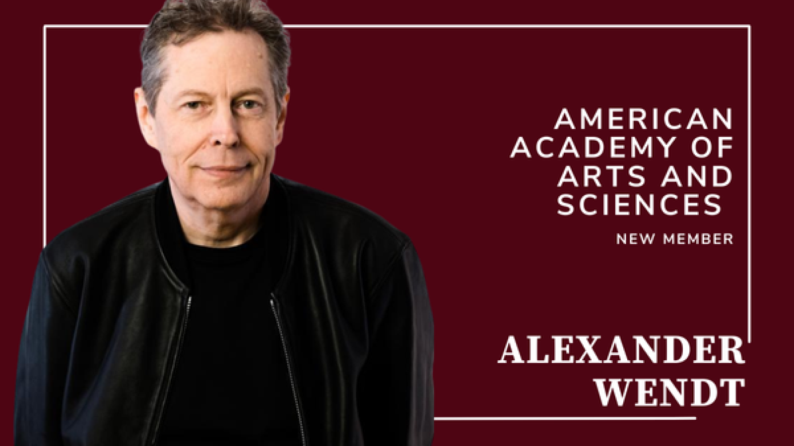 Alexander Wendt elected AAAS member