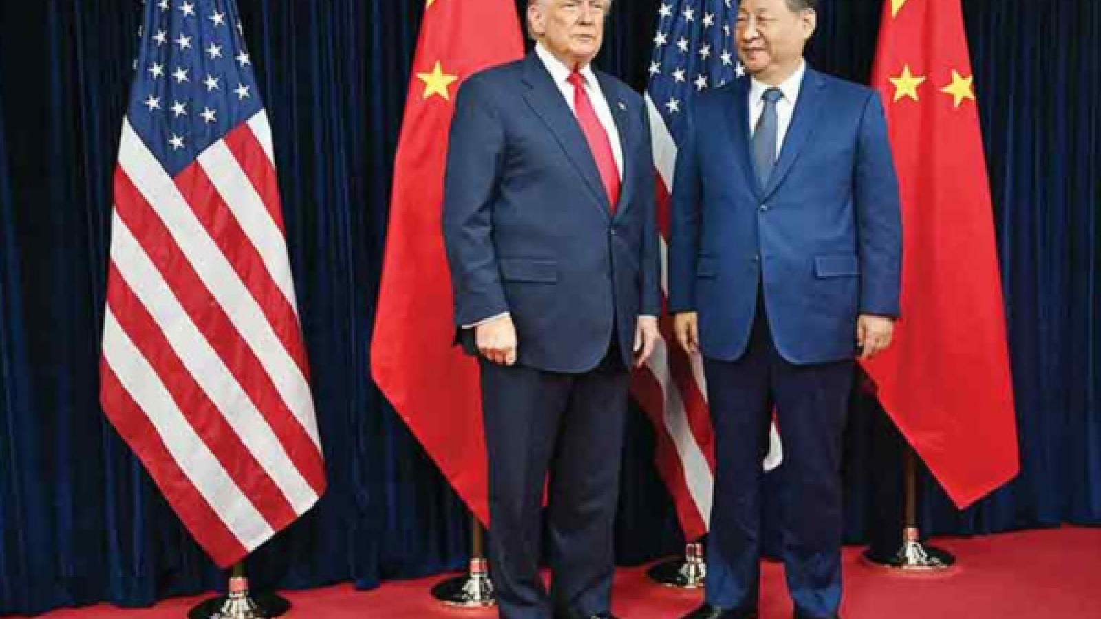 US President Trump and Chinese President Xi Jinping