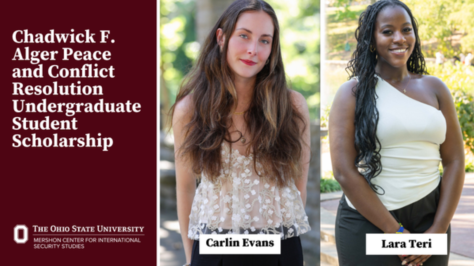 Two college age women